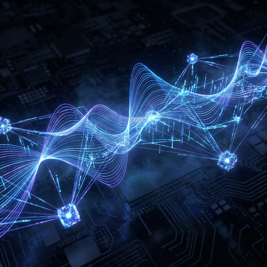 Abstract 3D sound waves